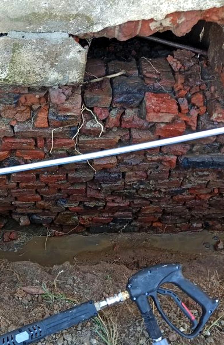 Hydromonitoring betonu Brzeg